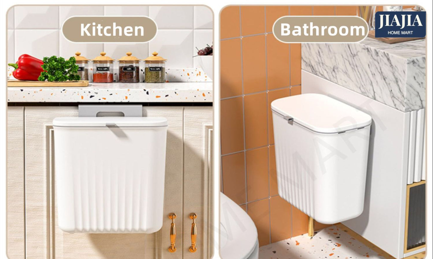 Wall Mounted Trash Bin Easy Installation Wall Hanging