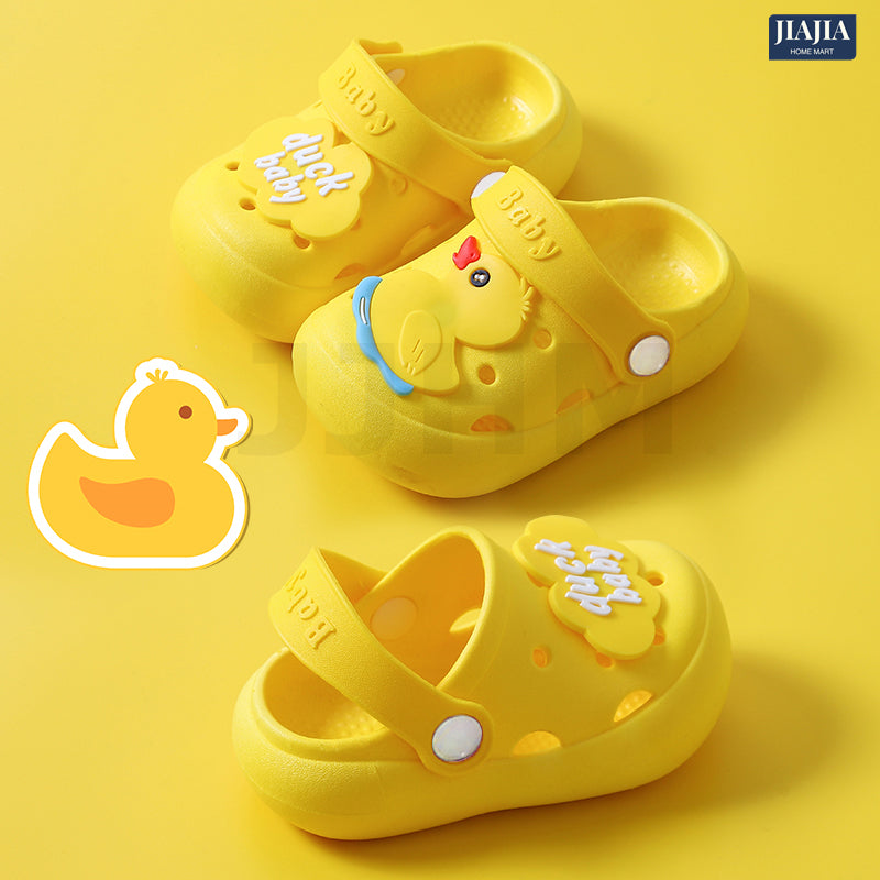 Cute Cartoon Kids Sandal Slip-on Boys Girls Slipper Toddler Baby Children Shoes Waterproof EVA Holes Clog