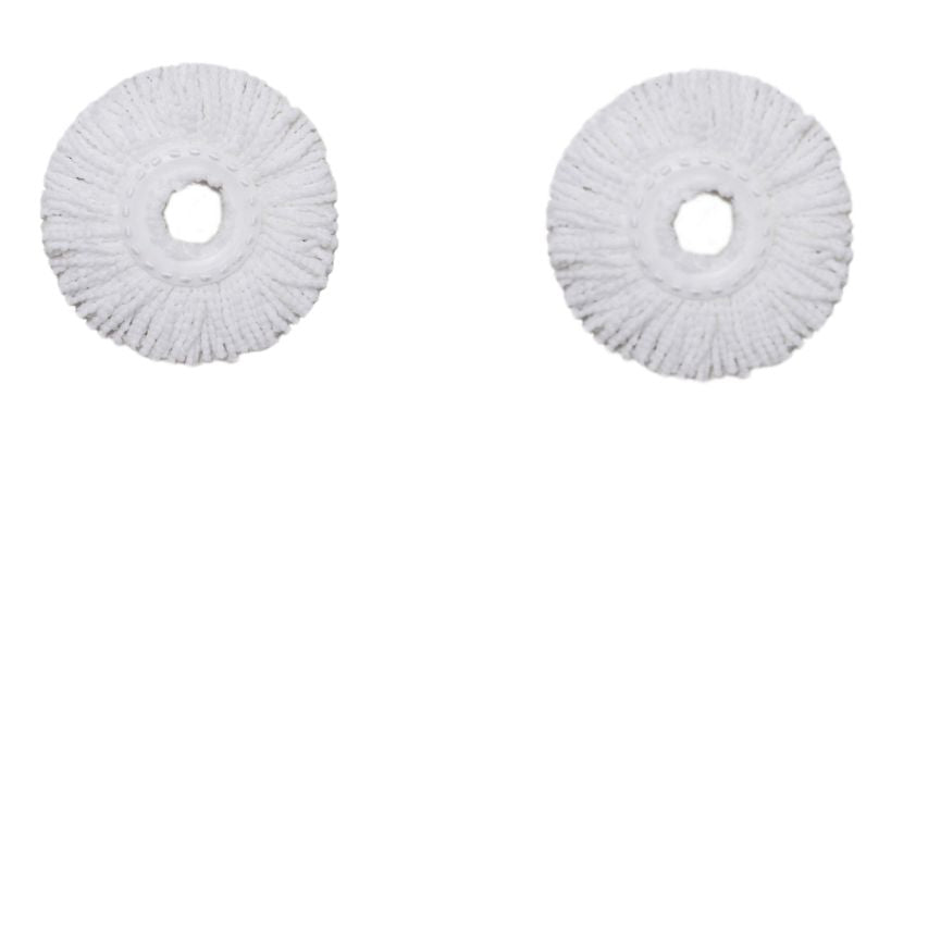 Microfiber Spin Mop & Bucket Set Hands-Free Self Cleaning Spin Round Flat Mop With Bucket