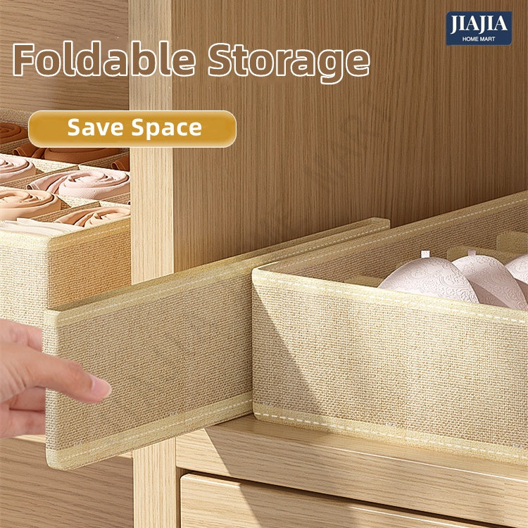 SG In Stock Underwear Socks Bra Storage Organizer Thick Fabric Material