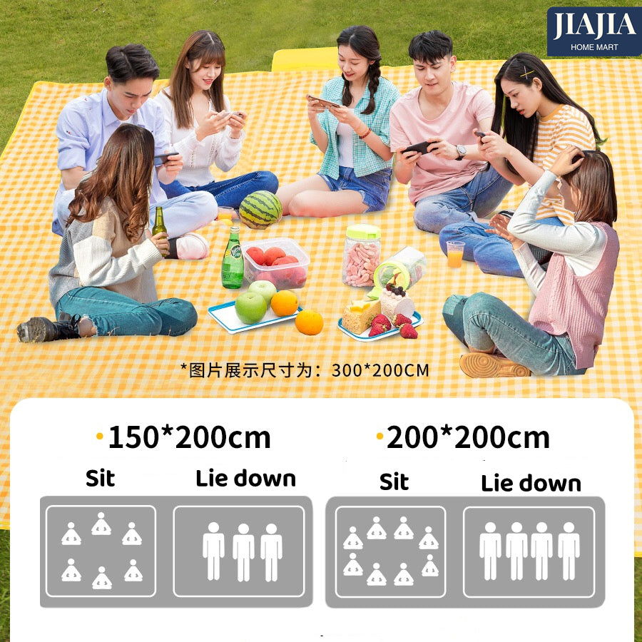 Foldable Picnic Beach Mat Waterproof with Thickened Material