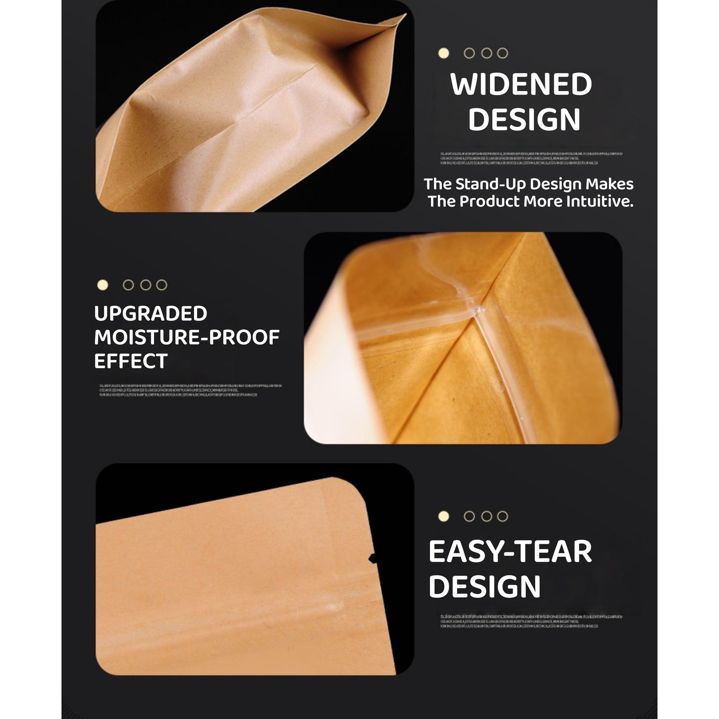 SG Kraft Window Bag | Matte Food Grade Zipper Pouch | Resealable Food Pouch | Ziplock | Party Gift Kraft Zipper Bag for Food | Food Storage Bag | Reusable Bag | Zip Bag