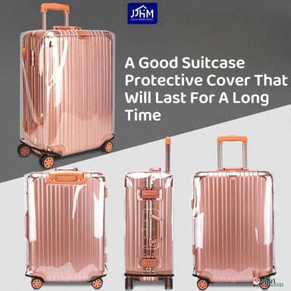 SG PVC Luggage Transparent Cover - Waterproof Plastic Protector Suitcase & Bag Travel 20 24 26 28 30 Inch