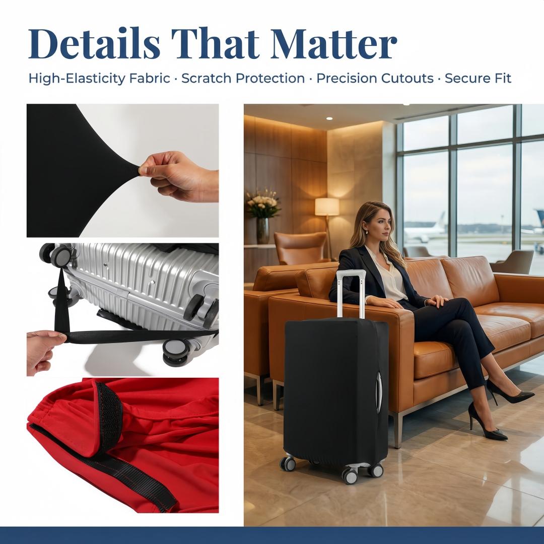 【 SG】 Thick Dustproof Luggage Cover cartoon Elastic Stretchable Travel Suitcase Protector Labubu Line Bear Snoopy Luggage Cover Travel Suitcase Protective Cover 18-32 Inch Thick Elastic Dust Covers Travel Accessories Luggage Supplies