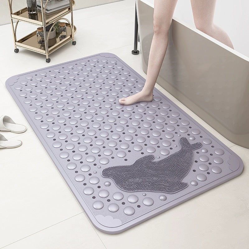 Massage Anti-Slip Mat Toilet Bath Mat Shower Room Waterproof Anti-Fall Foot Mat Household Toilet