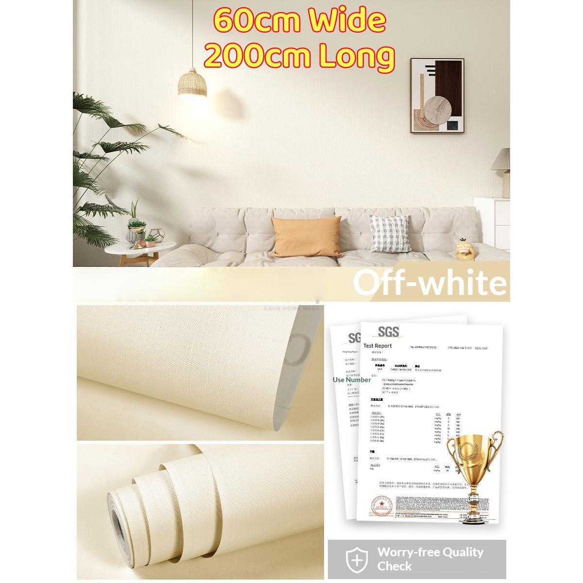 [SG Stock] 2 Meter Long Multi-Colour Self-Adhesive Wallpaper Table Paper Room Wall Paper Baby Room Design Wall Paper