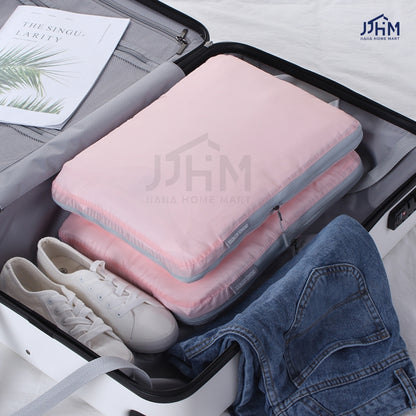 🔥SG stock🔥4pcs Set Travel Storage Bag Compression Luggage Storage Bag/Compression packing cube/Packing Cube/Packing Cubes