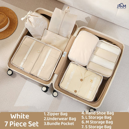 🔥SG stock🔥4pcs Set Travel Storage Bag Compression Luggage Storage Bag/Compression packing cube/Packing Cube/Packing Cubes