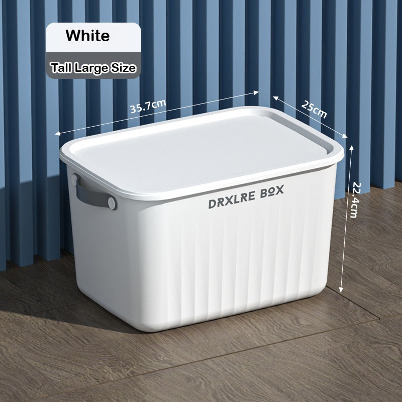 SG Storage box sundries snacks toys clothes storage box desktop living room wardrobe study home plastic cabinet