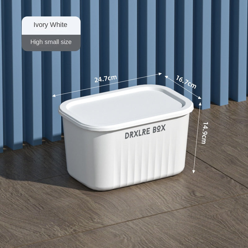 SG Storage box sundries snacks toys clothes storage box desktop living room wardrobe study home plastic cabinet