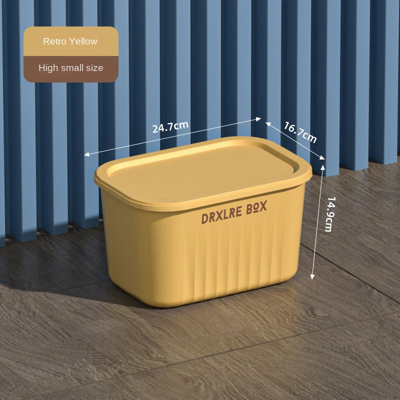 SG Storage box sundries snacks toys clothes storage box desktop living room wardrobe study home plastic cabinet