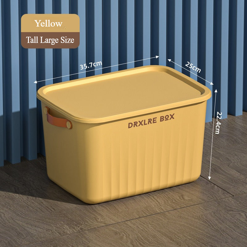 SG Storage box sundries snacks toys clothes storage box desktop living room wardrobe study home plastic cabinet