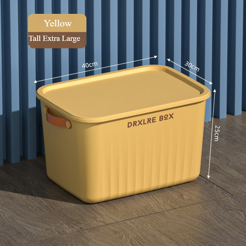 SG Storage box sundries snacks toys clothes storage box desktop living room wardrobe study home plastic cabinet