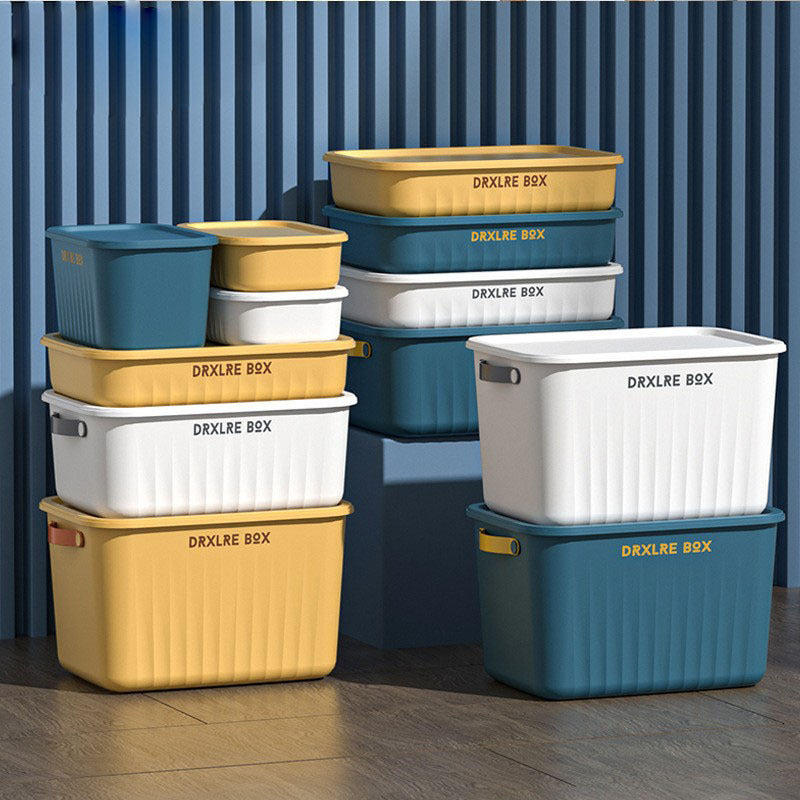 SG Storage box sundries snacks toys clothes storage box desktop living room wardrobe study home plastic cabinet