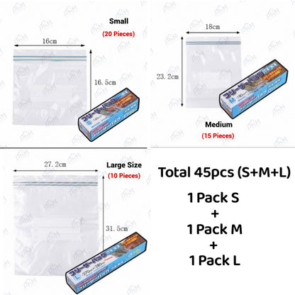 NDD [SG]Storage & Freezer Bag | Zip Bag for food | Zipper Bag | Food Plastic Bag | Reseable Bag