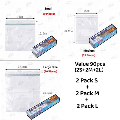 NDD [SG]Storage & Freezer Bag | Zip Bag for food | Zipper Bag | Food Plastic Bag | Reseable Bag