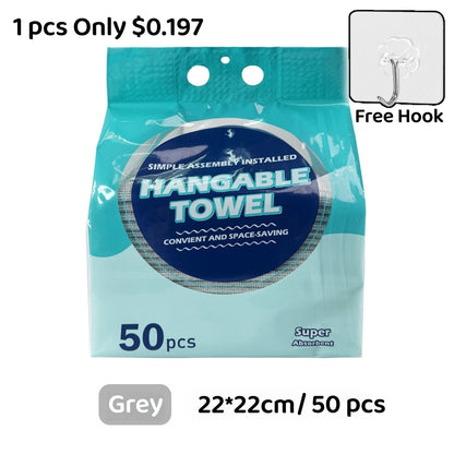SG Hanging kitchen dishcloth, extra absorbent, oil-resistant, pull-out disposable weekly cleaning cloth for wiping tables