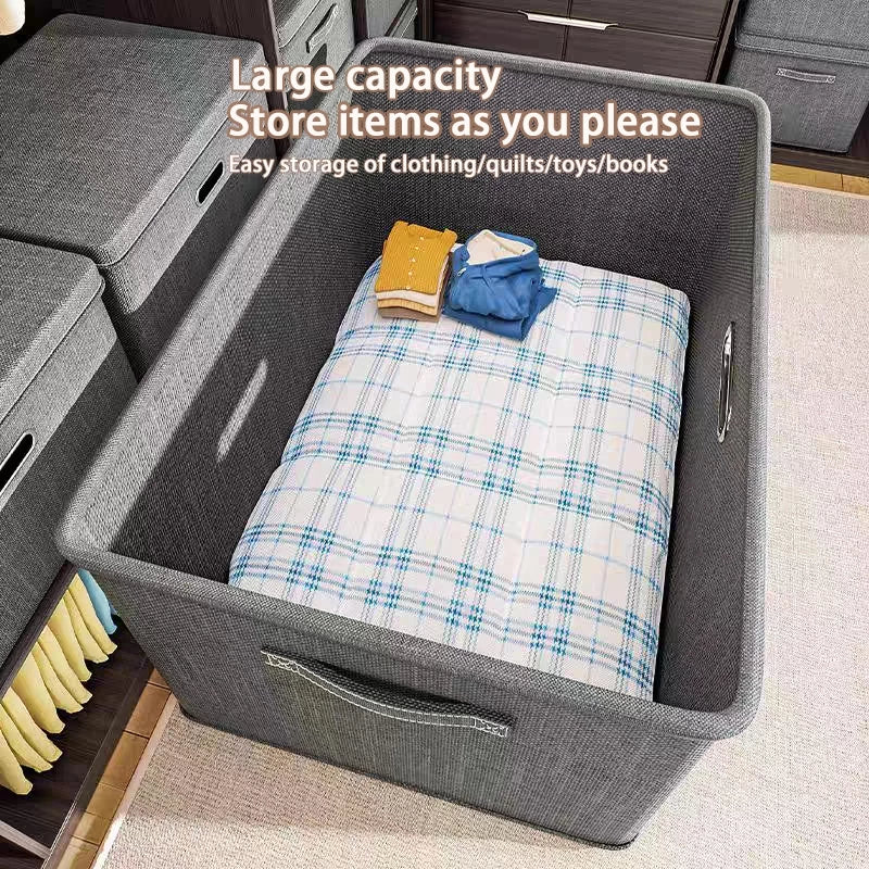 <Buy 5 Free 1> Folding storage box clothes storage box household fabric sorting box wardrobe clothes quilts, layered storage basket