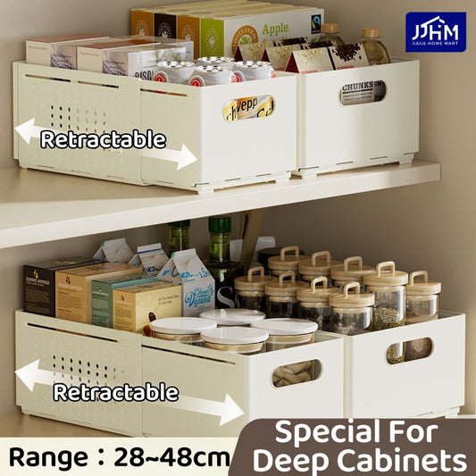 SG Expandable Storage Box Adjustable Kitchen Drawer Organiser Tray / Kitchen Organiser Box