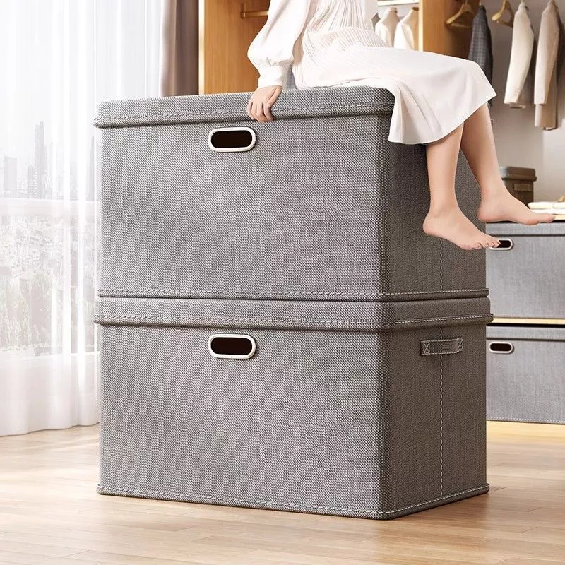 <Buy 5 Free 1> Folding storage box clothes storage box household fabric sorting box wardrobe clothes quilts, layered storage basket