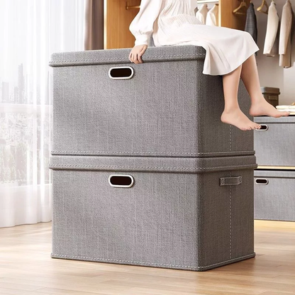 <Buy 5 Free 1> Folding storage box clothes storage box household fabric sorting box wardrobe clothes quilts, layered storage basket
