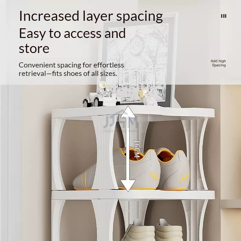 SG Stock Multi-Layer Shoe Rack Plastic Simple Shoe Racks Space Saving DIY Shoe Organizer 鞋架