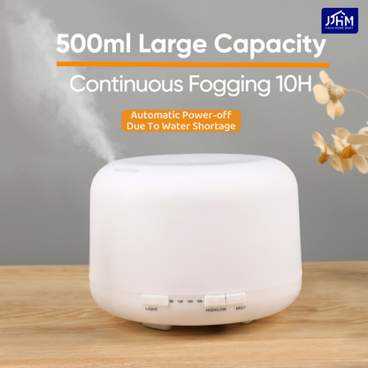 [1.99 NND]500ML Air Humidifier Usb Household Aromatherapy Machine Ultrasonic Spray Large Capacity Ultrasonic Humidifier Aroma Diffuser.LED Light