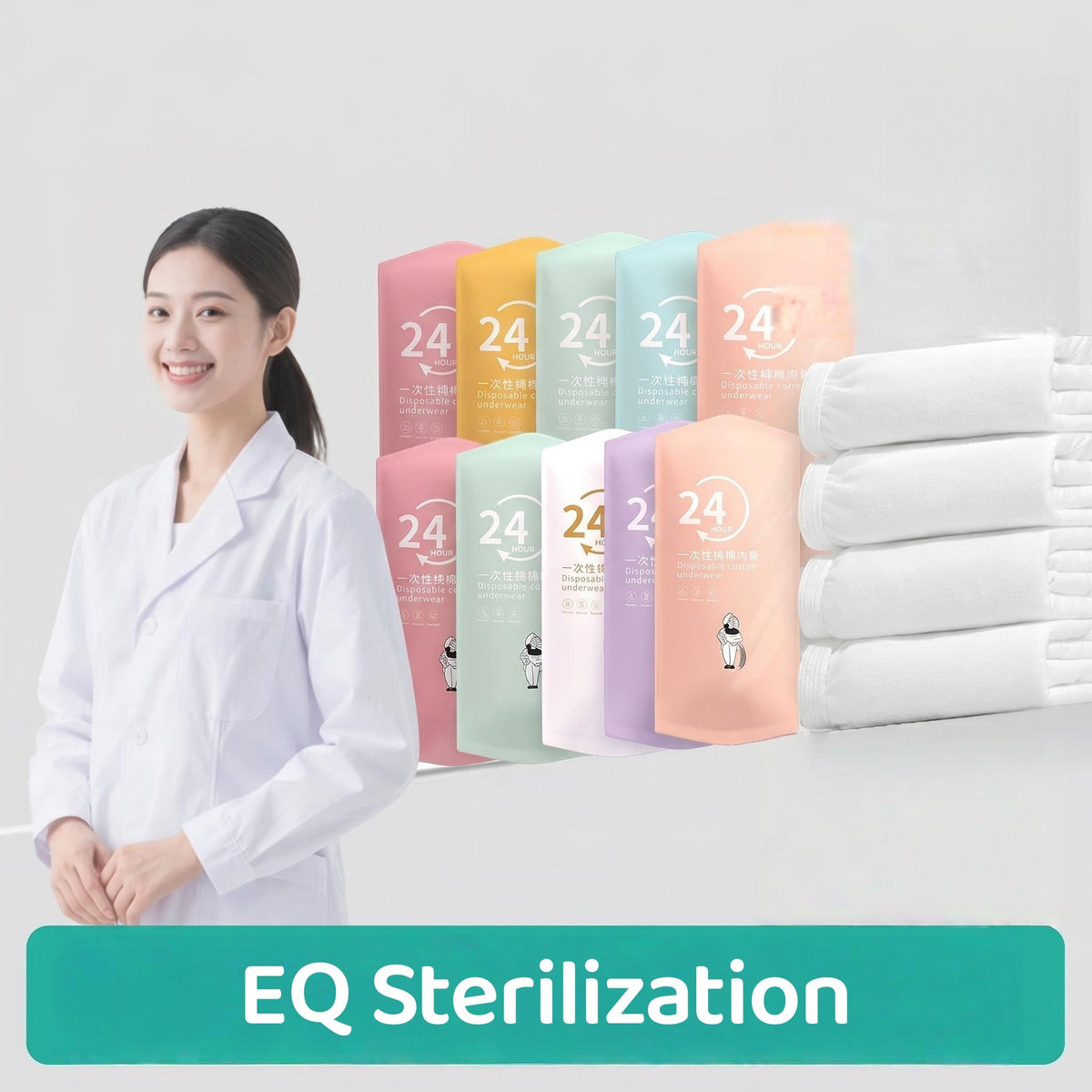 SG 5/10/20pcs Disposable Panties Ladies Sterile Travel Business Trip Shorts Portable Pregnant Women Postpartum Women Disposable Panties Ladies Disposable Underwear Seamless Cotton Travel Plus Size Maternity Confinemen Women Disposable Panties Ladies