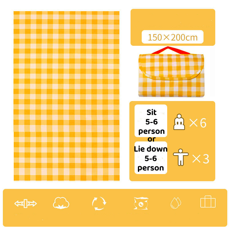 Foldable Picnic Beach Mat Waterproof with Thickened Material