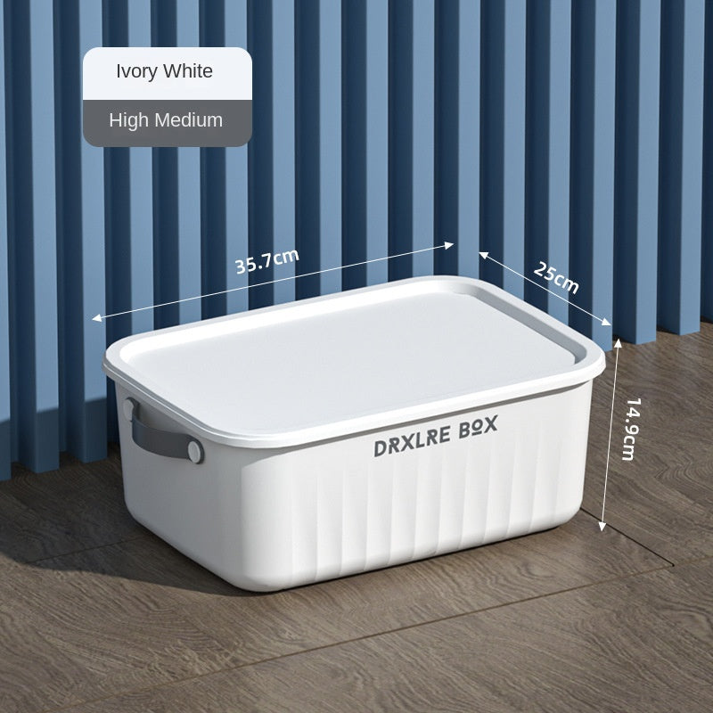SG Storage box sundries snacks toys clothes storage box desktop living room wardrobe study home plastic cabinet
