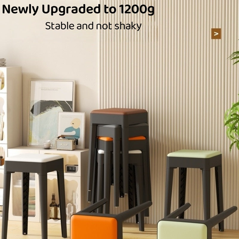 Stackable Stool Stacking chair Simple Installation Furniture Seat SG