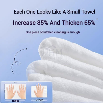NDD 80Pcs Kitchen Wet Wipes  Large Wet Wipes Lemon  Disposable, Oil, Grease, Stain Remove