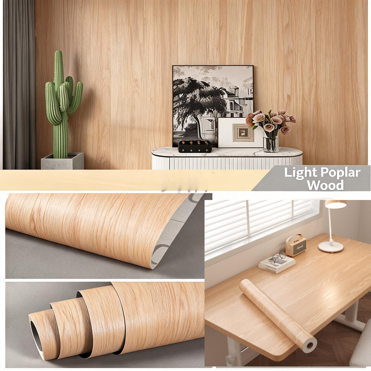 [SG Stock] 2 Meter Long Multi-Colour Self-Adhesive Wallpaper Table Paper Room Wall Paper Baby Room Design Wall Paper