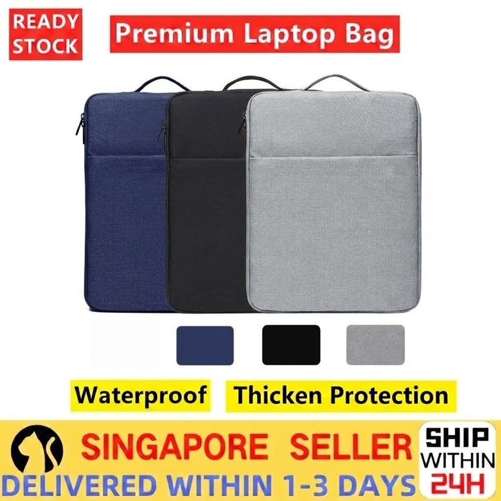 [SG Ready Stock] 13 14 15 16 17 13.3 15.6 Inch Notebook Macbook Laptop Sleeve Laptop Bag