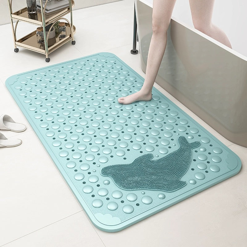 Massage Anti-Slip Mat Toilet Bath Mat Shower Room Waterproof Anti-Fall Foot Mat Household Toilet