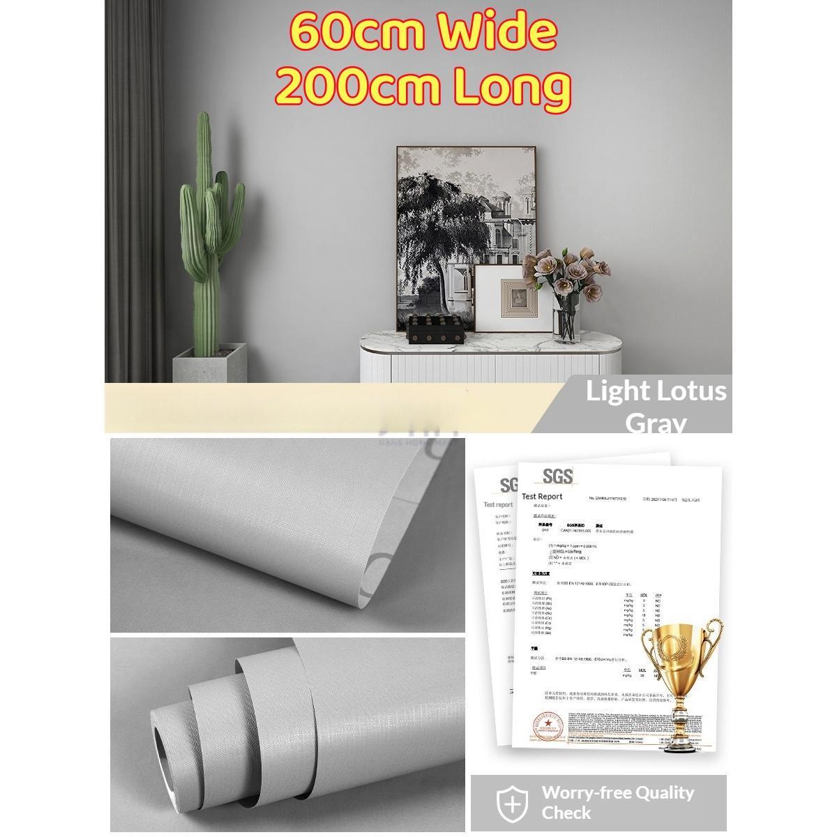 [SG Stock] 2 Meter Long Multi-Colour Self-Adhesive Wallpaper Table Paper Room Wall Paper Baby Room Design Wall Paper