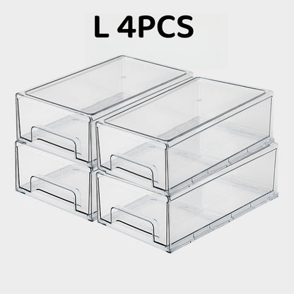 <Buy 3 Free 1> Premium Acrylic Medicine box family drawer type large capacity multi-layerem ergency First Aid Box Kit Japanese house