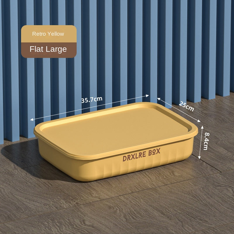 SG Storage box sundries snacks toys clothes storage box desktop living room wardrobe study home plastic cabinet
