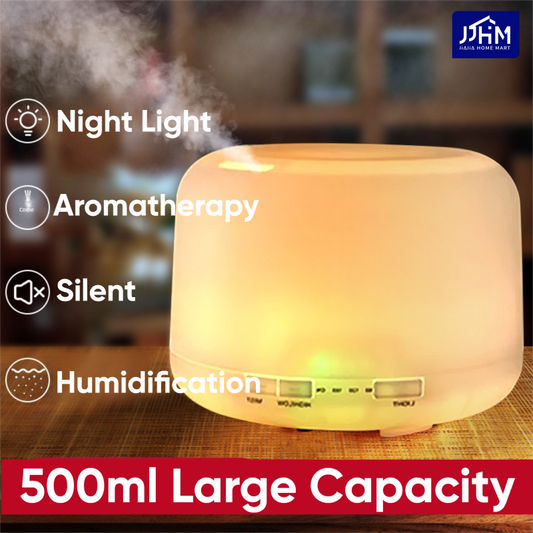 [1.99 NND]500ML Air Humidifier Usb Household Aromatherapy Machine Ultrasonic Spray Large Capacity Ultrasonic Humidifier Aroma Diffuser.LED Light