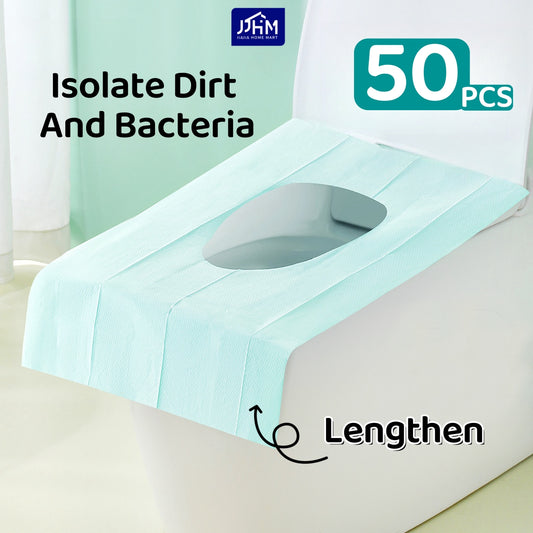 SG Disposable Toilet Seat Bowl Cover Extra Length- Waterproof Anti Bacterial Home Travel Toiletries 马桶垫