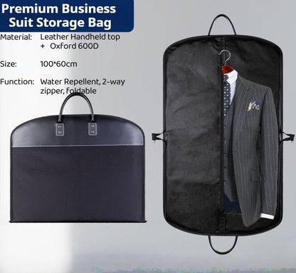 Premium Coat Carrier Bag Business Trip Suit Storage Bag Dustproof Breathable Garment Cover Travel Bag