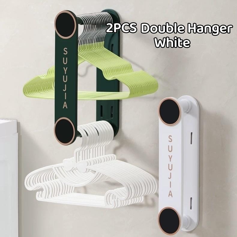 SG Retractable Hanging Clothes Hanger Laundry Towel Drying Rack Space Saver Closet Organizer Indoor Outdoor
