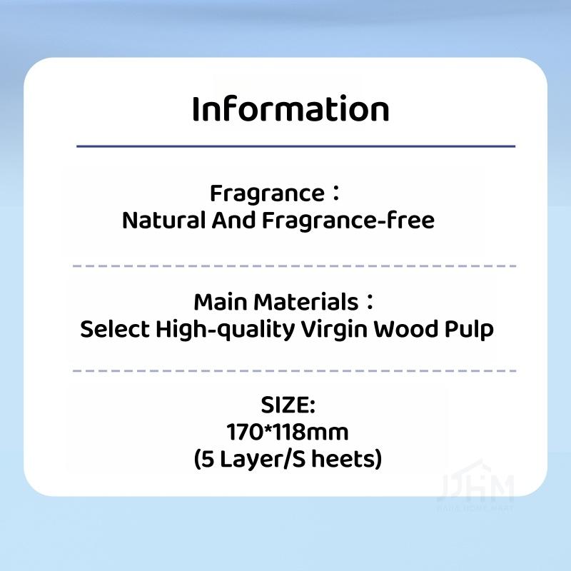 【SG Stock】Tissue Paper 5 Ply Thickened 400 Sheets Toilet Paper Tissue Kleenex Tissue Large Toilet Roll Drawer Paper