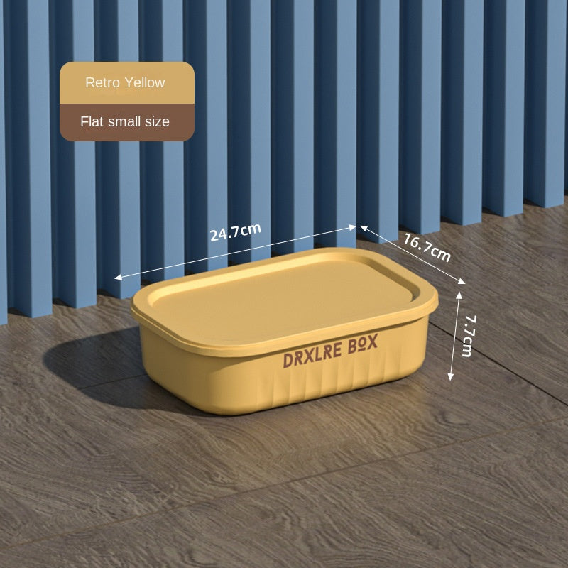 SG Storage box sundries snacks toys clothes storage box desktop living room wardrobe study home plastic cabinet