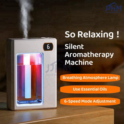 SG Automatic Aroma Diffuser Rechargeable Digital Dis Play Essential Oil Fragrance Machine Air Humidifiers Perfume