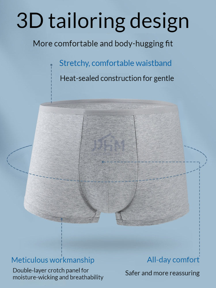 [SG] Men's Disposable Underwear Travel Business Trip No Wash Underwear Individually Packaged Sterile Disposable Boxer Briefs Breathable Cotton Underwear Emergency Travel Essentials Hospital Maternity Confinement Men Boxer Shorts