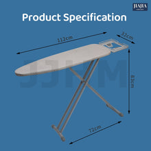 Load image into Gallery viewer, SG Foldable Standing Iron Board Premium Cotton Cover with Adjustable Heights Ironing Board
