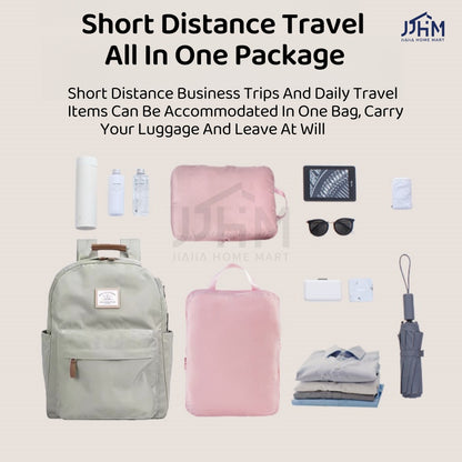 🔥SG stock🔥4pcs Set Travel Storage Bag Compression Luggage Storage Bag/Compression packing cube/Packing Cube/Packing Cubes