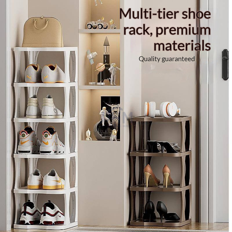 SG Stock Multi-Layer Shoe Rack Plastic Simple Shoe Racks Space Saving DIY Shoe Organizer 鞋架