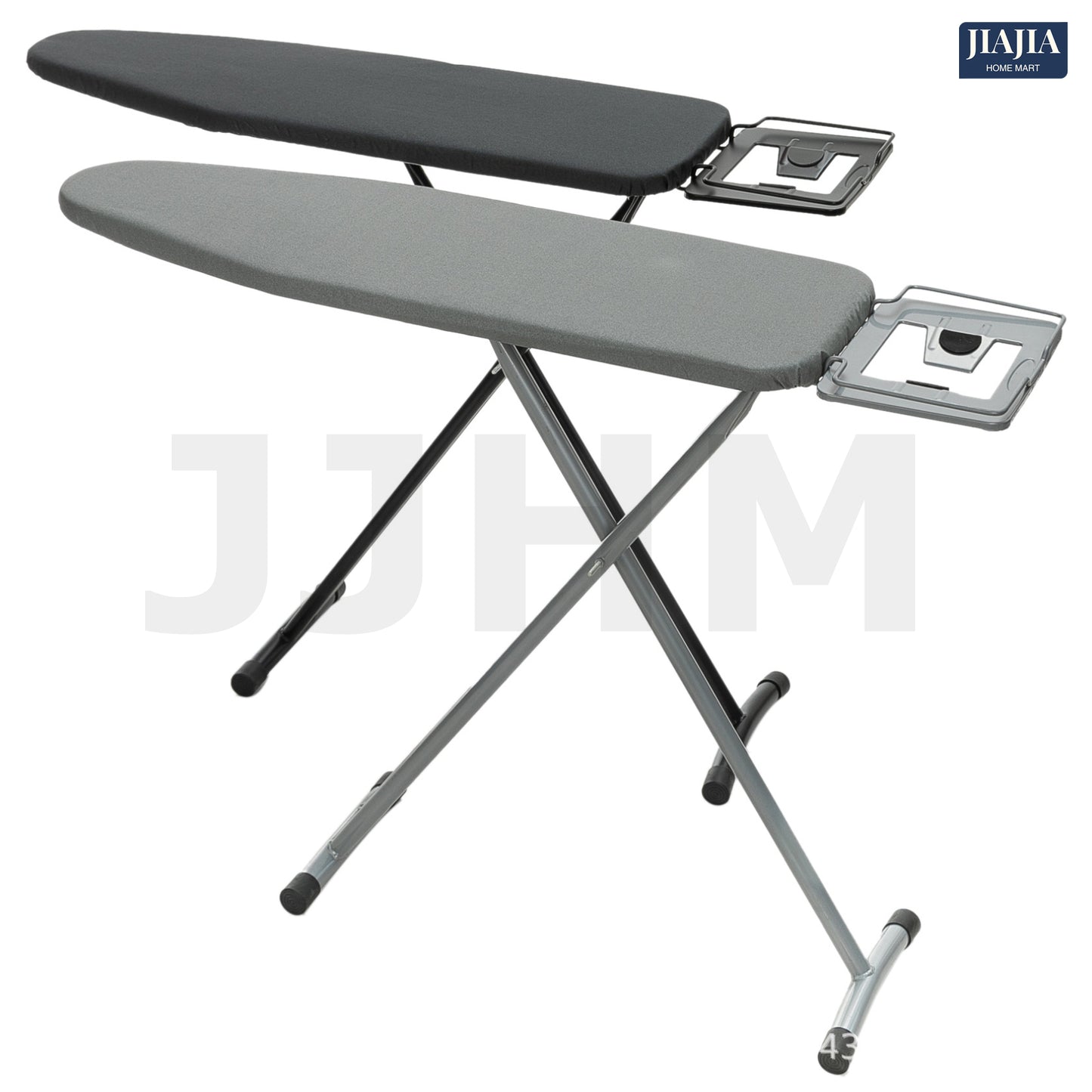 SG Foldable Standing Iron Board Premium Cotton Cover with Adjustable Heights Ironing Board